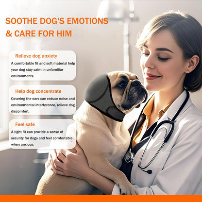 Bamy pet shower muffs showing waterproof material texture