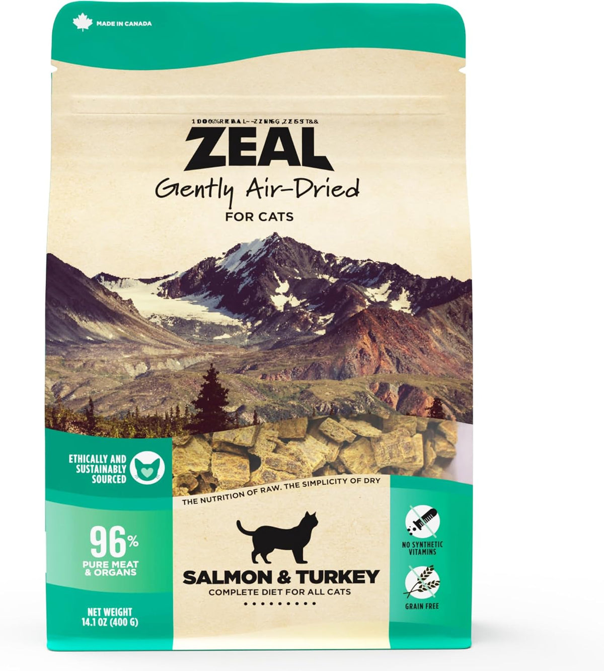 ZEAL Canada Air-Dried Cat Food Chicken Recipe - High Protein, Natural Superfoods, Nutrient Rich, No Fillers, Grain Free, Complete & Balanced (Chicken, 14.1 oz) - Image 10