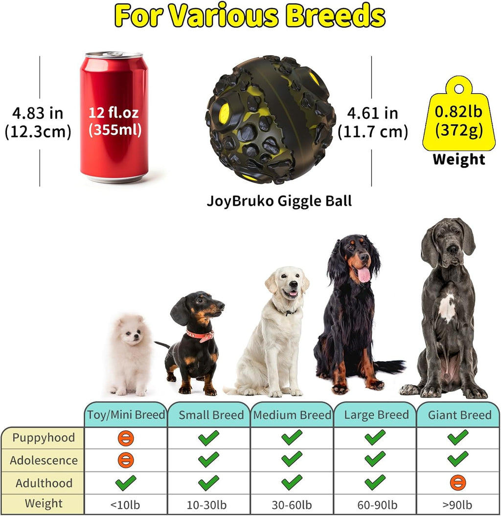 Interactive dog toy ball showing double layer construction