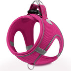 Size M Joytale dog harness laid flat for step-in convenience