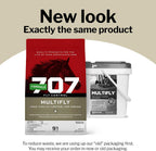 Formula 707 horse fly control supplement bag showing ingredients list