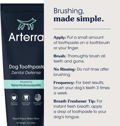 Natural plant-based dog dental care product
