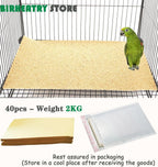 Birheatry gravel paper inside a bird cage tray