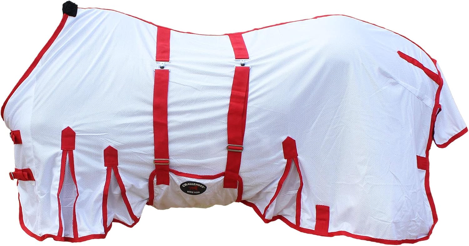 Challenger brand 74 inch horse blanket packaged and ready for equestrian seasonal use
