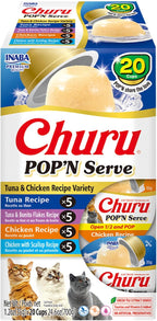 INABA Churu Pop'n Serve Lickable Wet Cat Treats, Tuna Variety, 10ct - Image 9