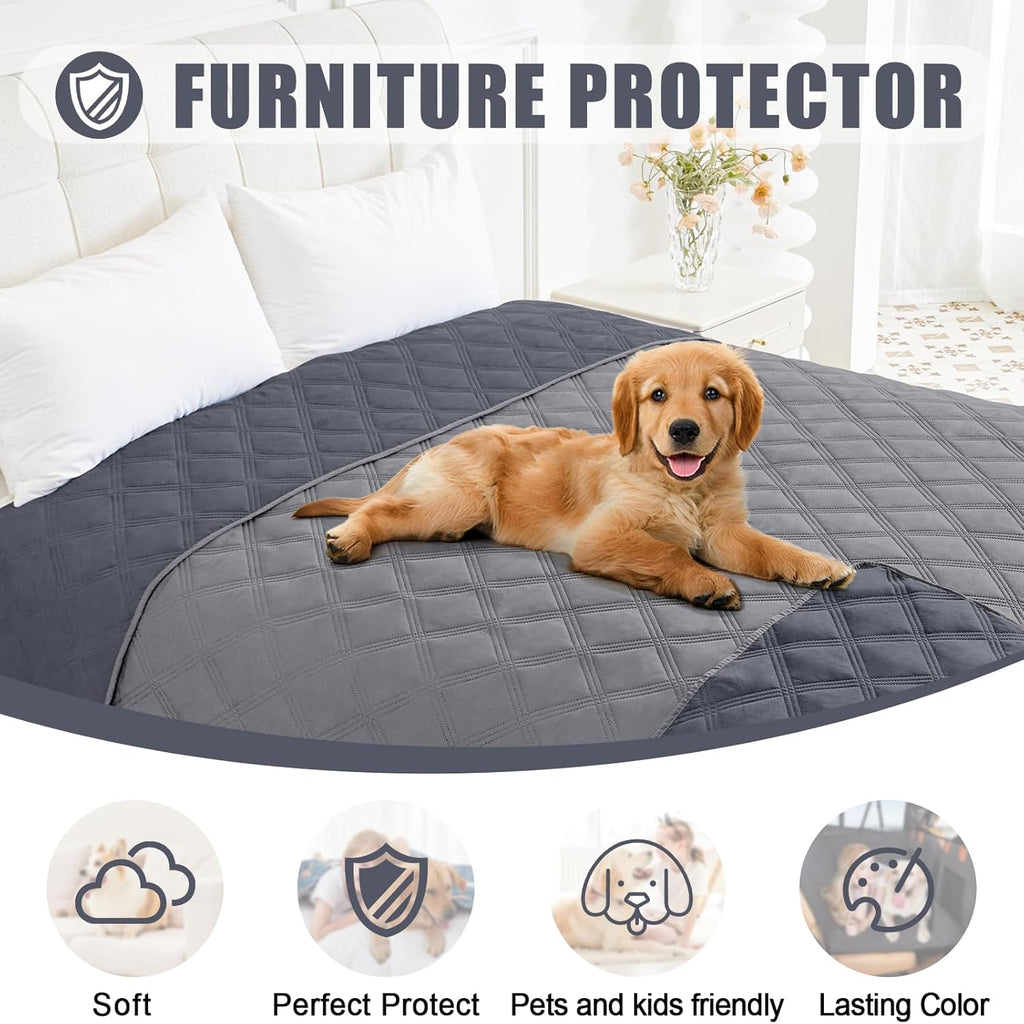 Premium imported pet couch protector showing clean machine washed finish