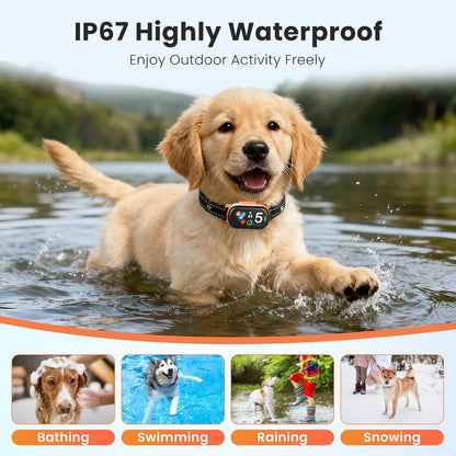 Natgovod anti barking collar packaging and accessories