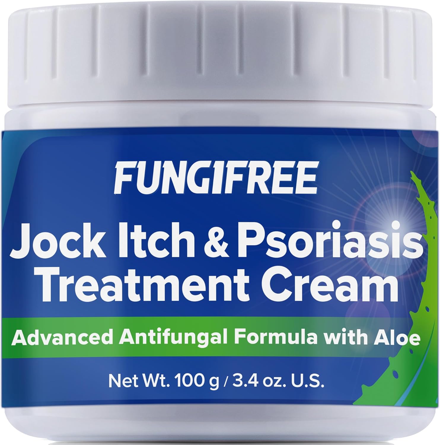 FungiFree Jock Itch Cream Extra Strength Antifungal Treatment front view packaging