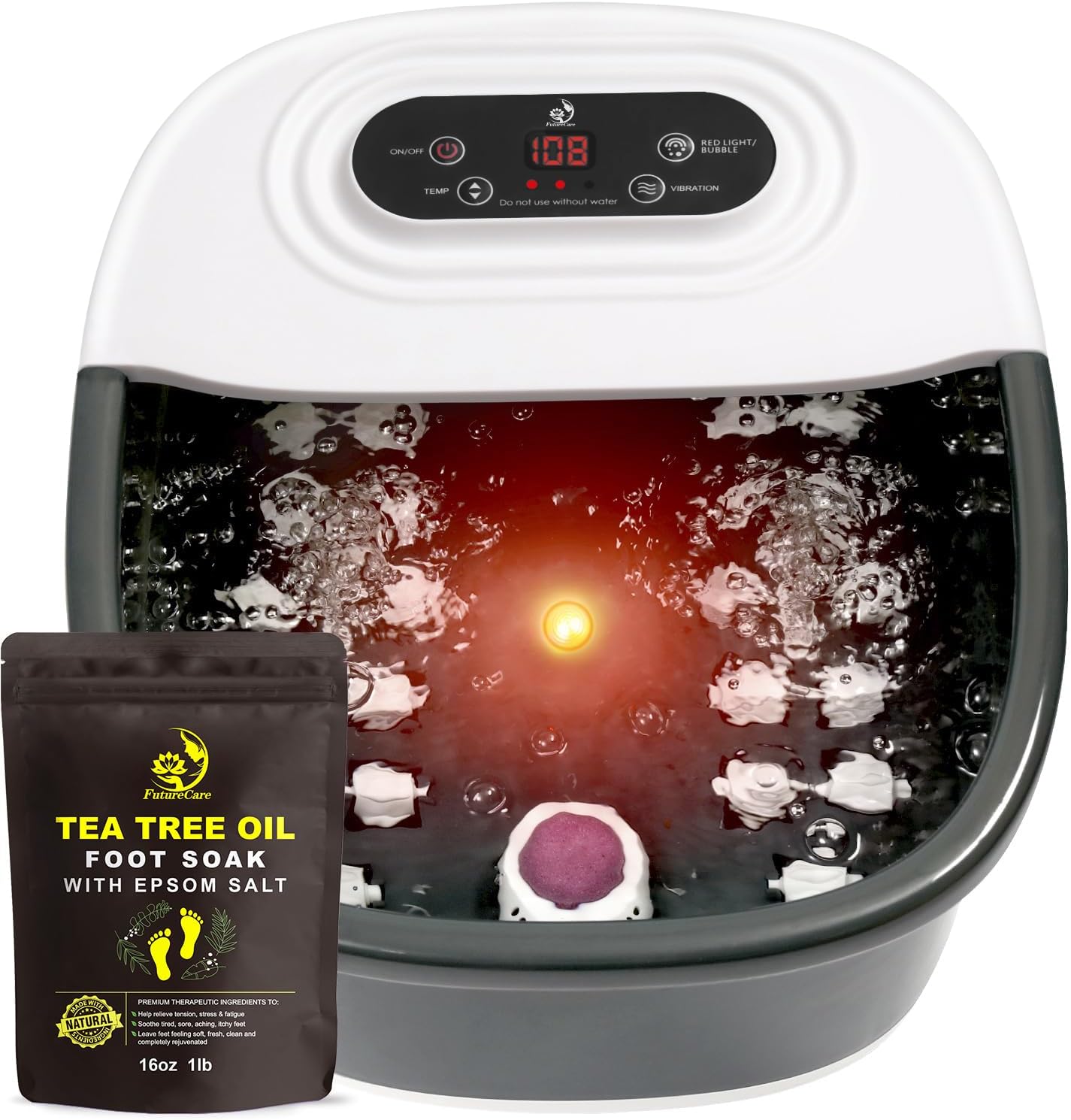FutureCare foot spa bath massager front view