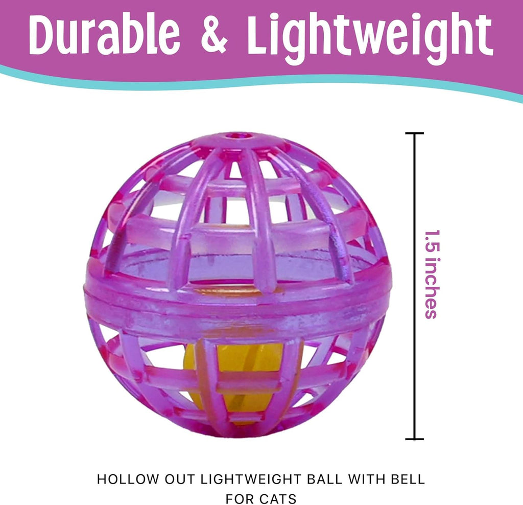 Spot Ethical Products 1.5 inch lattice balls for indoor kitten play