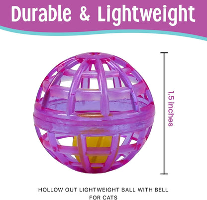 Spot Ethical Products 1.5 inch lattice balls for indoor kitten play