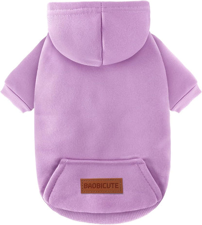 2 Pack Dog Hoodie Warm Hood Dog Sweater Cold Weather Small Dogs Sweatshirt Comfort Pet Clothes for Small Medium Dogs with Pockets Cats Chihuahua Clothes for Male Female Girl Boy Sporty Daily Wear - Image 10