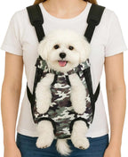Mosago Dog Backpack Carrier, Adjustable Pet Front Carriers, Legs Out Carrying Sling Travel Bag for Small Medium Dogs 7-11 Lbs, Soft Wearable Puppy Chest Carry Backpacks for Walking/Hiking/Camping - Image 10
