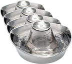 PetSafe Seaside Stainless Steel Cat & Dog Fountain, 60 Oz Water Capacity - 2 Water Filters & 1 Pump Included, Soothing Flow for Pets, Scratch-and Rust-Resistant Material - Quiet Motor - Image 11