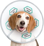 Supet Dog Cone Collar to Stop Licking, Comfortable Elizabeth Recovery Collar for Large Medium Dogs After Surgery, Soft Pet Neck Head Cone AlternativeL - Image 14