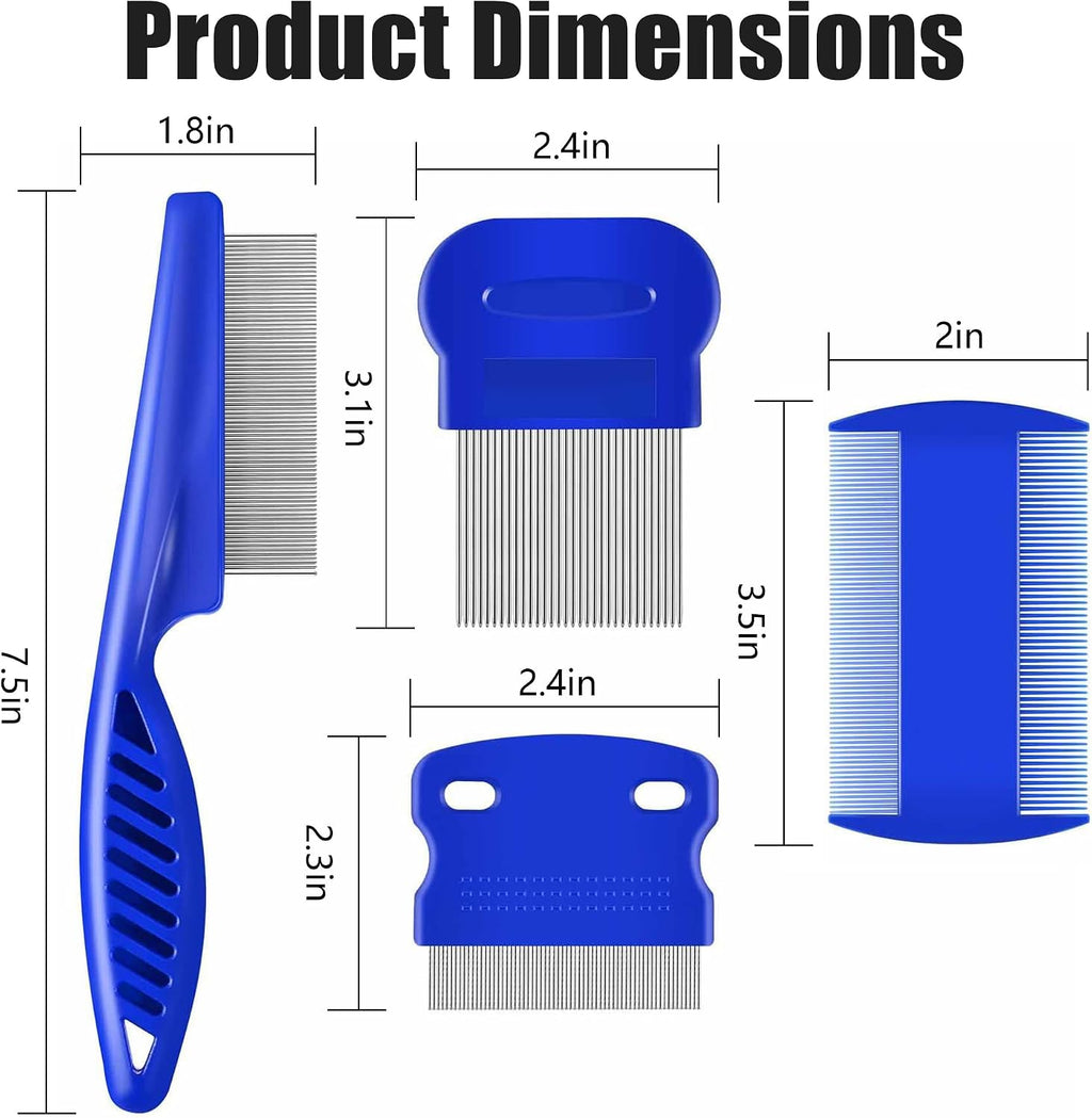 Pink dog flea comb with ergonomic non slip plastic handle.
