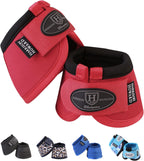 Harrison Howard Horse Bell Boots Overreach Bell Boots No-Turn Bell Boots for Horse-Durable Protective Hoof Boot - Image 9