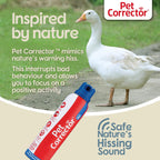 Close up of Pet Corrector nozzle and packaging