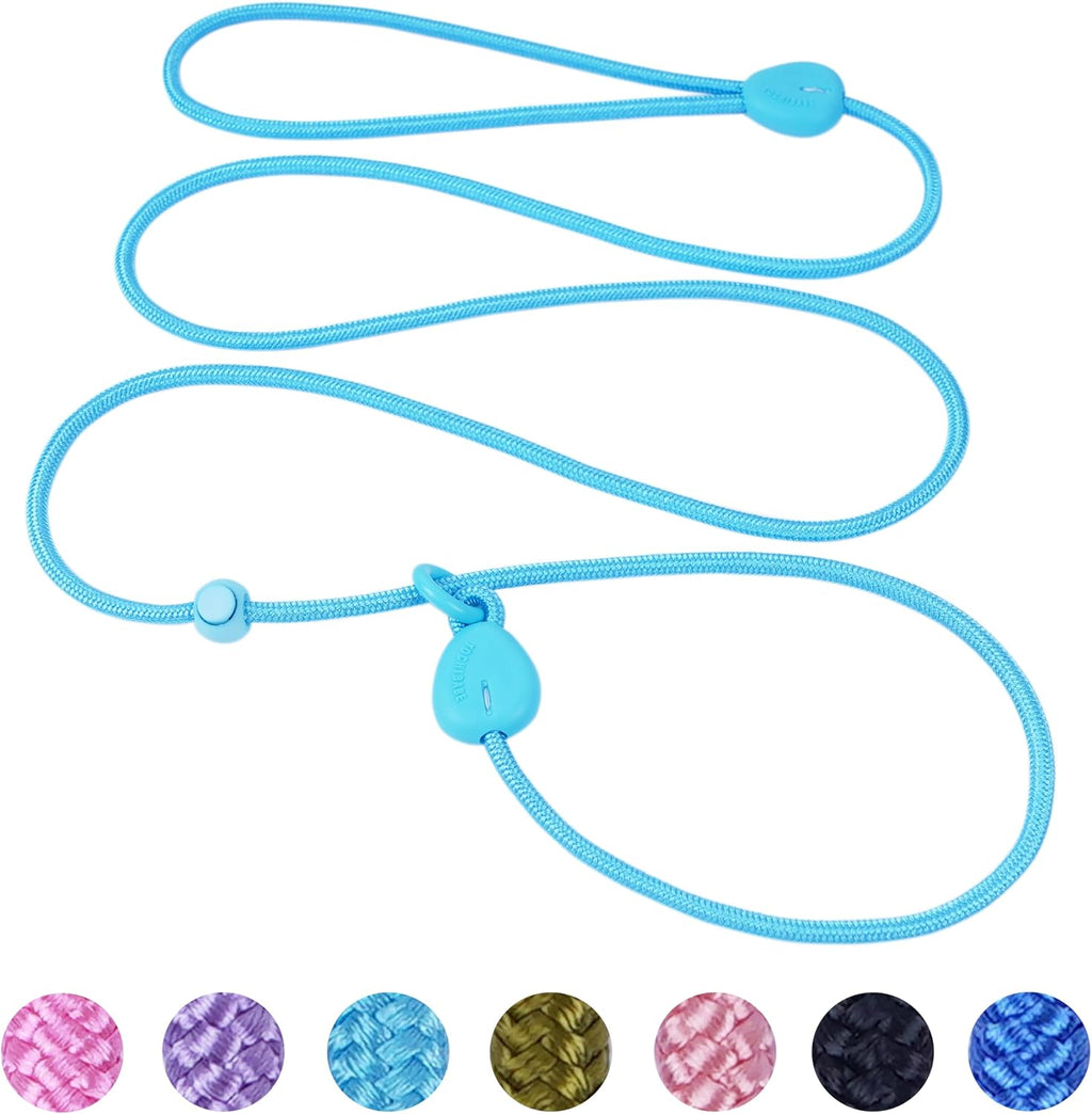 Slip Leash for Dogs 6FT Slip Lead Strong Dog Training Leash Heavy Duty Slip Leash No Pull Dog Slip Lead Comfortable Rope Dog Leash Lightweight Puppy Leash Dog Leash for Small Medium Dogs (Pink, 6FT) - Image 13