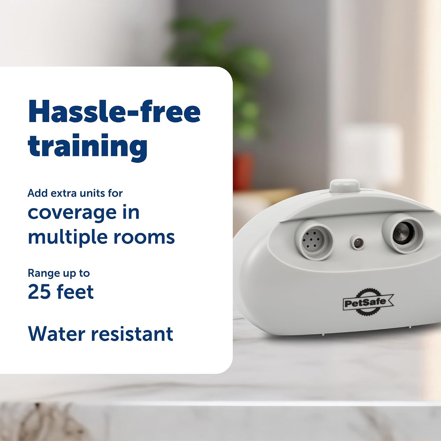 PetSafe tabletop ultrasonic trainer in home setting
