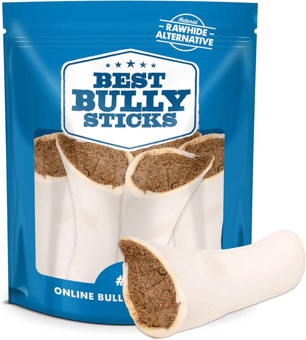 Best Bully Sticks Variety Pack Filled Shin Bones - 5-6 Inch 3 Count (Pack of 1) - Easily Digestible, Long-Lasting, Refillable Snack - Image 11