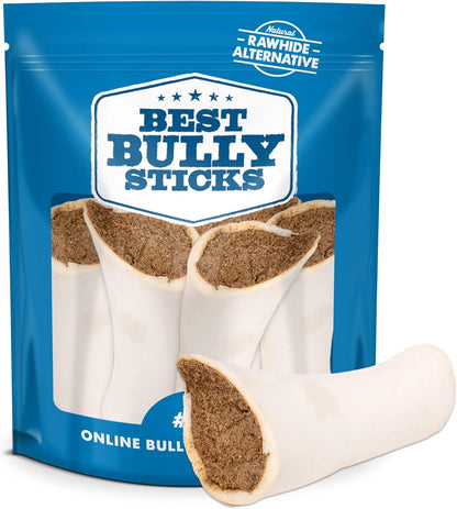Best Bully Sticks Variety Pack Filled Shin Bones - 5-6 Inch 3 Count (Pack of 1) - Easily Digestible, Long-Lasting, Refillable Snack - Image 11
