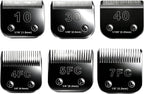 6pcs Dog Grooming Replacement Blades Compatible with Andis/Oster A5/Wahl KM-10 Series Dog Clippers,Detachable Clipper Replacement Blade,Black (6PCS Black-#10+30+3FC+4FC+5FC+7FC) - Image 15