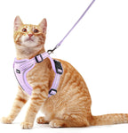 Cat Harness and Leash Set, Escape Proof Cat Harness with Reflective Strips, Breathable Mesh Vest, Adjustable Walking Harness for Indoor Outdoor Cats, Kittens, Small Medium Large Cats (Green, M) - Image 11