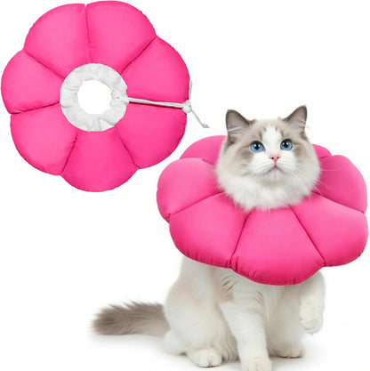 Soft Cat Cone Collar After Surgery, Cat Recovery Collar to Stop Licking Wounds, Adjustable Elizabethan E-Collar for Cats Waterproof Donut Collar for Wound Healing (Purple, Medium) - Image 15