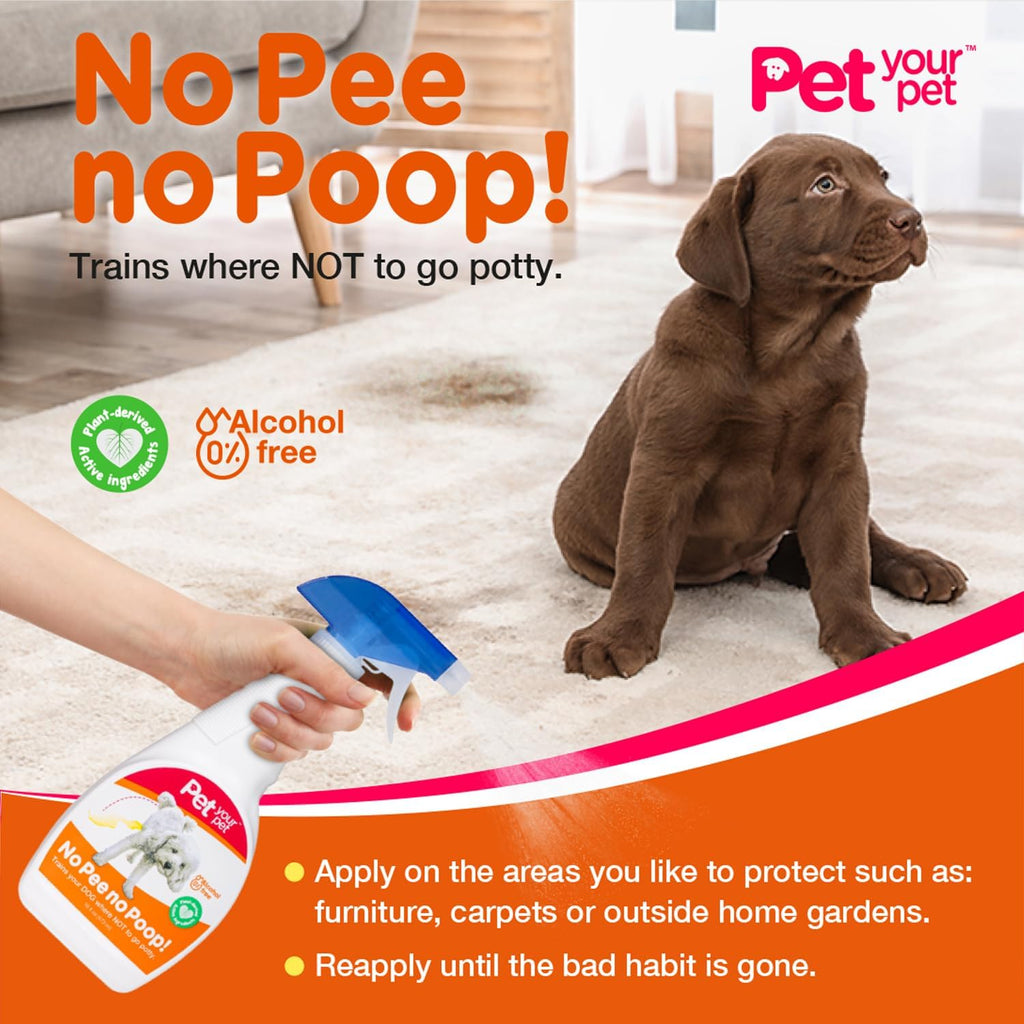 Natural plant-based dog potty training aid