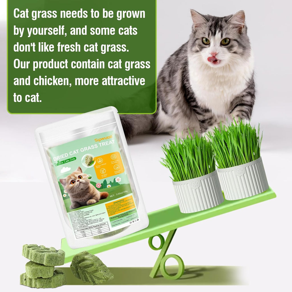 Natural fiber teething snacks for feline digestive health