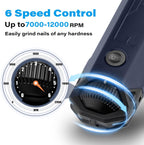 Casfuy pet nail grinder with LED light illuminated
