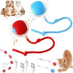 Purrmitive 2026 Durable Interactive Cat Toys for Indoor Cats, Dog Toys Ball, Rolling Pet Ball, Smart Automatic Cat Chase Balls Toy, Interactive Dog Toys Speedy Tail,Kitten & Cat Toys Interactive (Red) - Image 12
