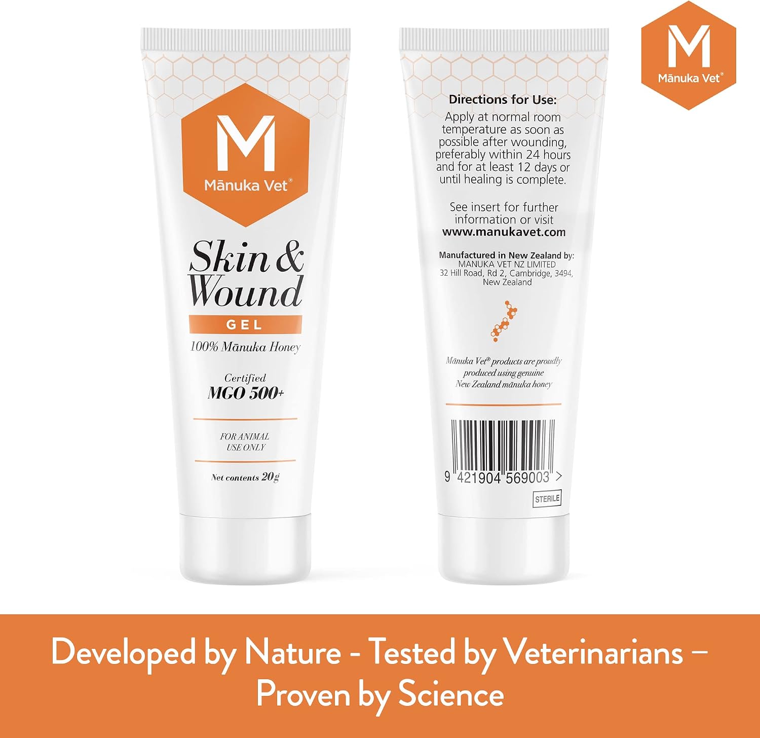 Authentic USA imported Manuka Vet wound gel for animals