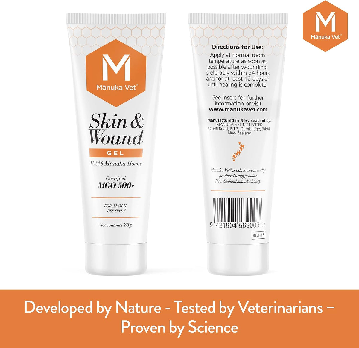 Authentic USA imported Manuka Vet wound gel for animals