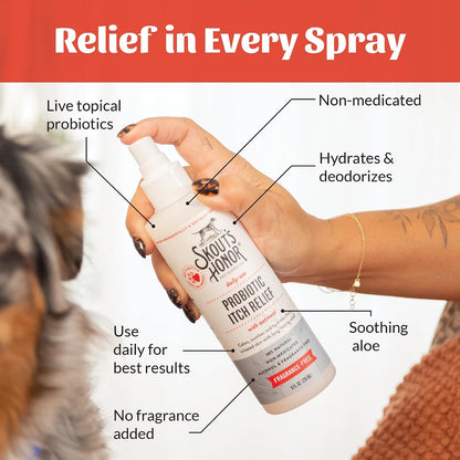 Skout's Honor natural allergen relief spray for multi pet households in India