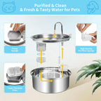 Replacement sponge and carbon filter kit for 7 liter fountain