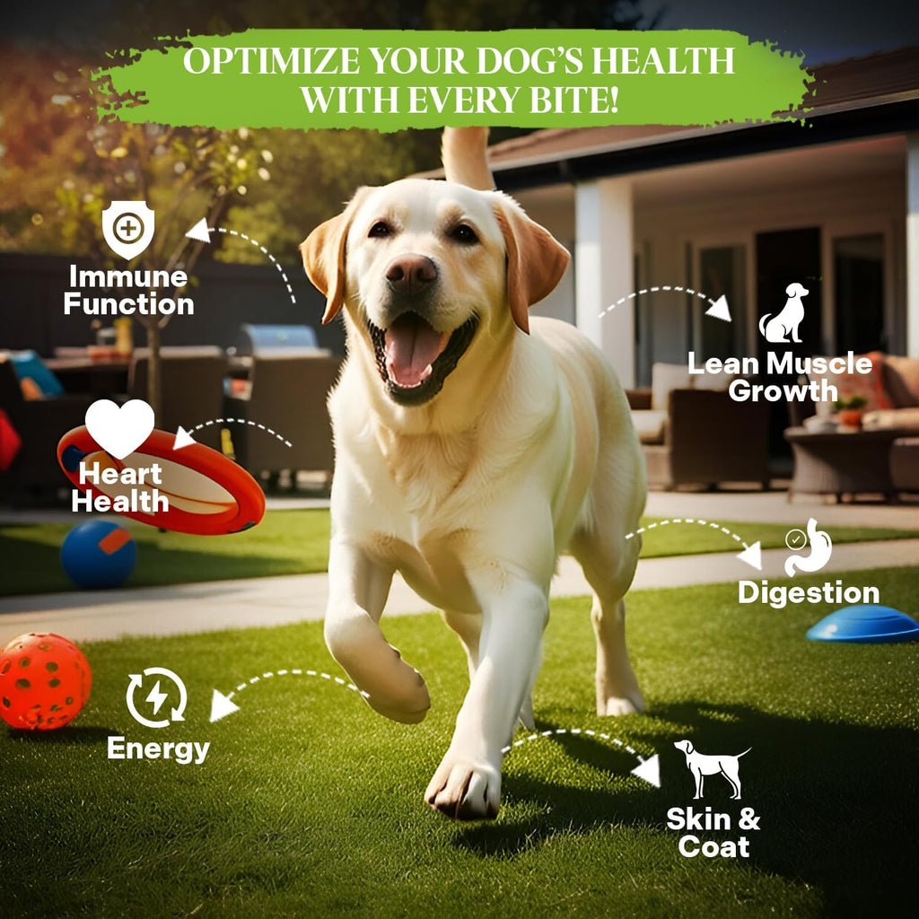 Healthy Dogma grain free dehydrated dog food packaging