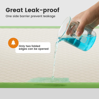 Gardner Pet disposable puppy training pads green six layer construction overview