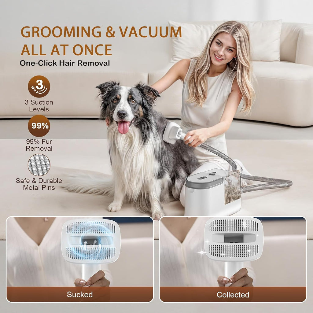 GZI professional pet hair vacuum cleaner with transparent dust canister