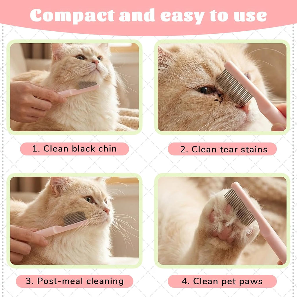Pet grooming tool for small dogs and cats face cleaning