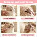 Pet grooming tool for small dogs and cats face cleaning