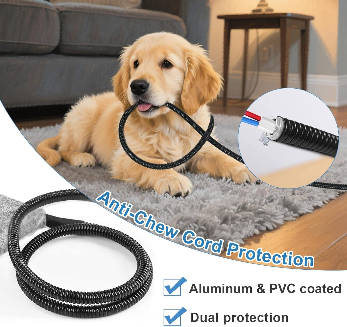 GOLOPET eighteen by eighteen inch pet heating pad placed inside a small dog bed showing perfect dimensions for kittens.