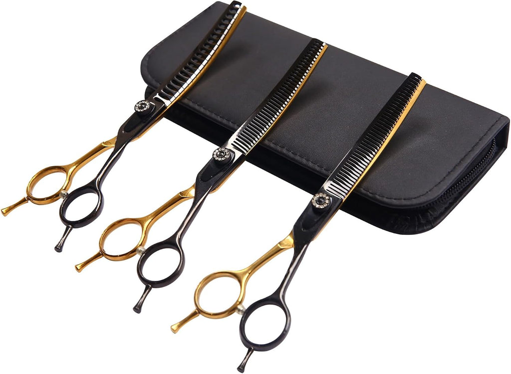 Authentic USA imported Spnakoii dog grooming scissor for seamless coat blending and shaping.