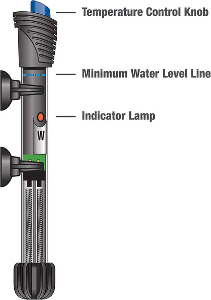 Aqueon Submersible Aquarium Heater 150 Watts - Image 9