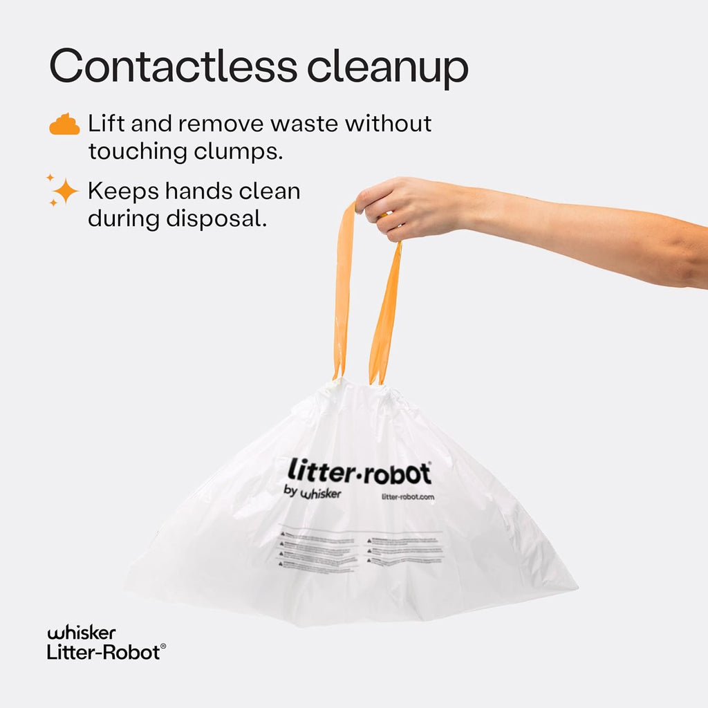 Durable nine to eleven gallon capacity plastic liners for Litter-Robot 3.