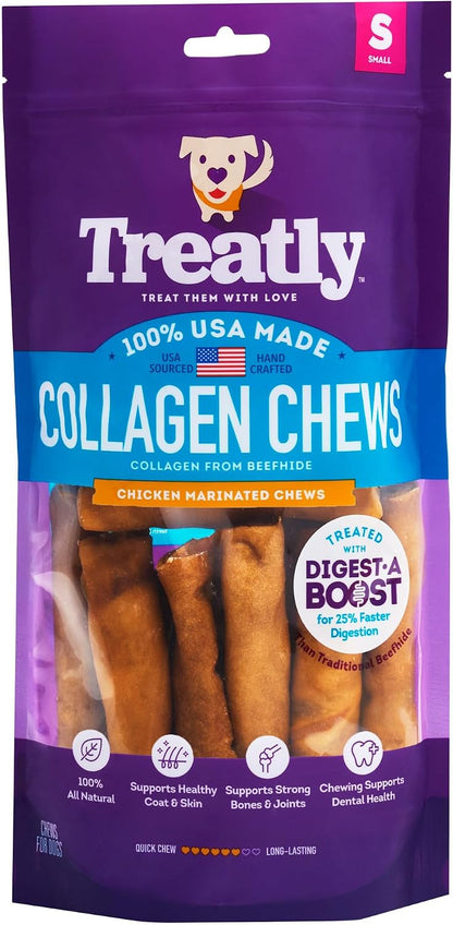 USA Collagen Chip Rolls Assorted Dog Chew Treats - Natural Flavor, 10oz/1 Pack - Image 10