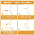Water resistant outer layer fabric demonstration on Teamoy pet belly bands