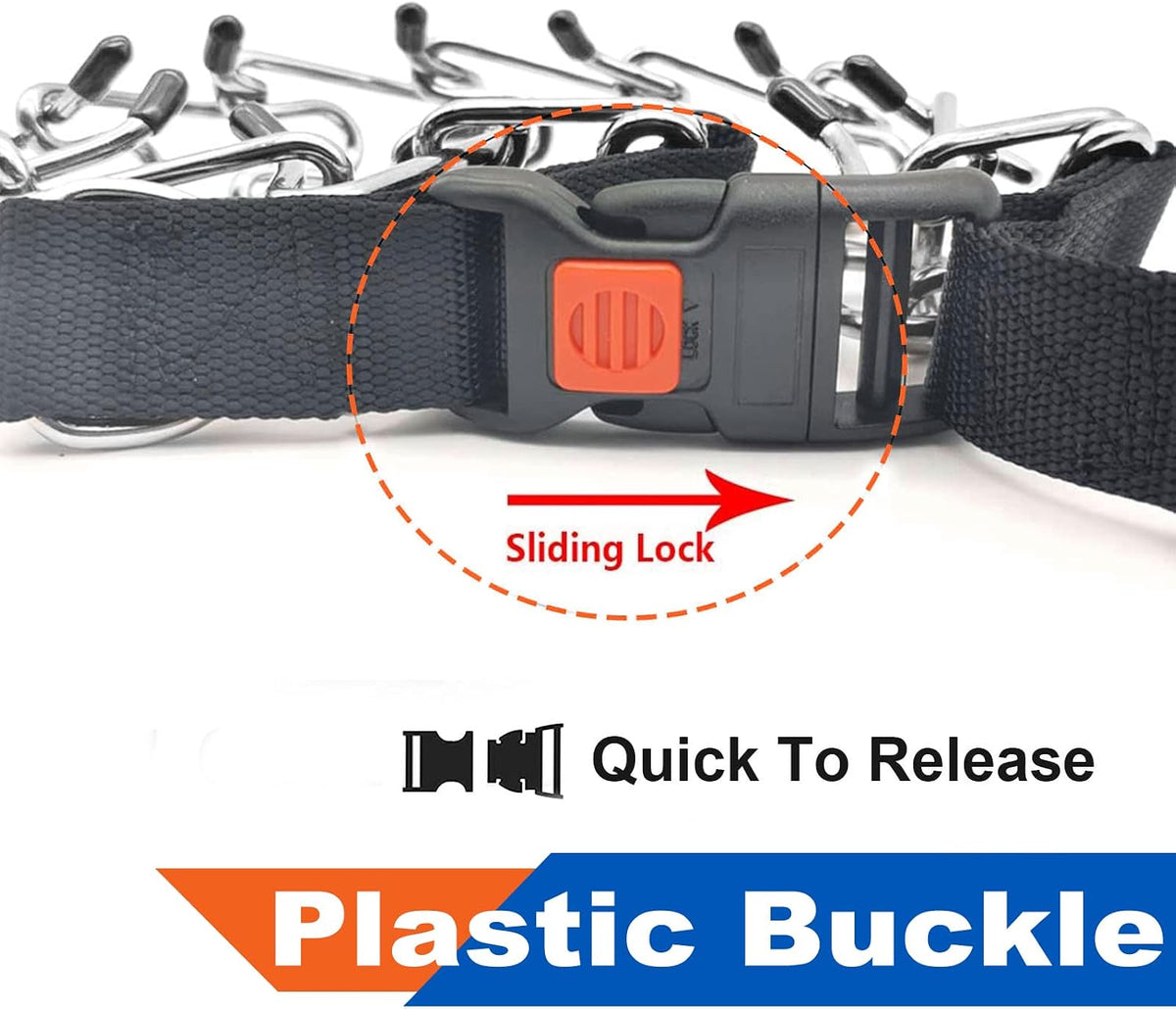 Supet heavy duty dog prong collar for large dogs adjusted fit