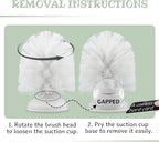 JJMOLLE tortoise shell cleaner brush packaging and components